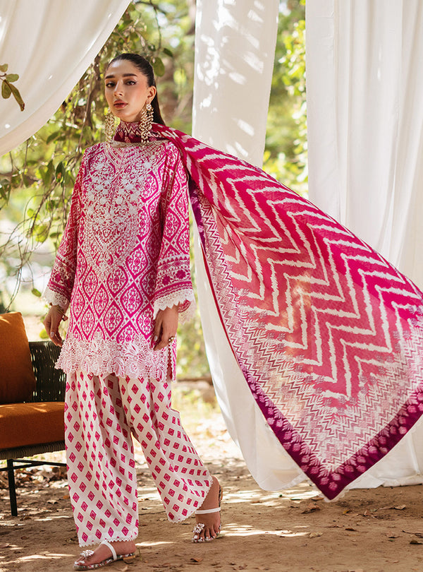 Zainab Chottani Tahra Embroidered Lawn 24 (4B)