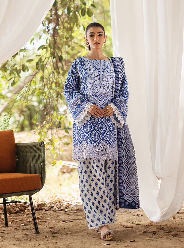 Zainab Chottani Tahra Embroidered Lawn 24 (4A)