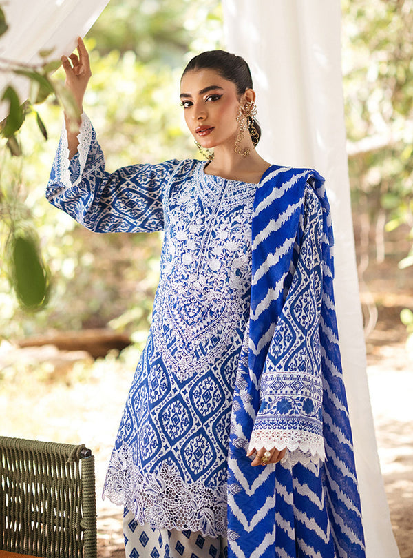 Zainab Chottani Tahra Embroidered Lawn 24 (4A)