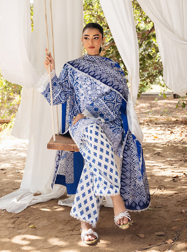 Zainab Chottani Tahra Embroidered Lawn 24 (4A)