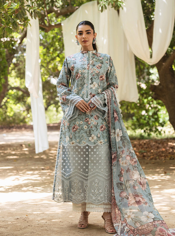 Zainab Chottani Tahra Embroidered Lawn 24 (5A)