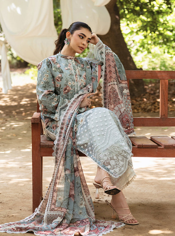 Zainab Chottani Tahra Embroidered Lawn 24 (5A)