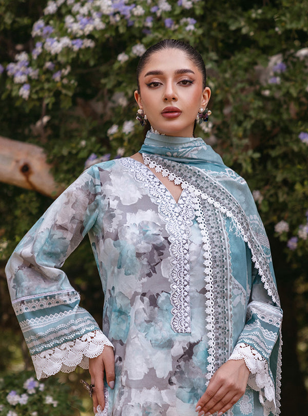 Zainab Chottani Tahra Embroidered Lawn 24 (3B)