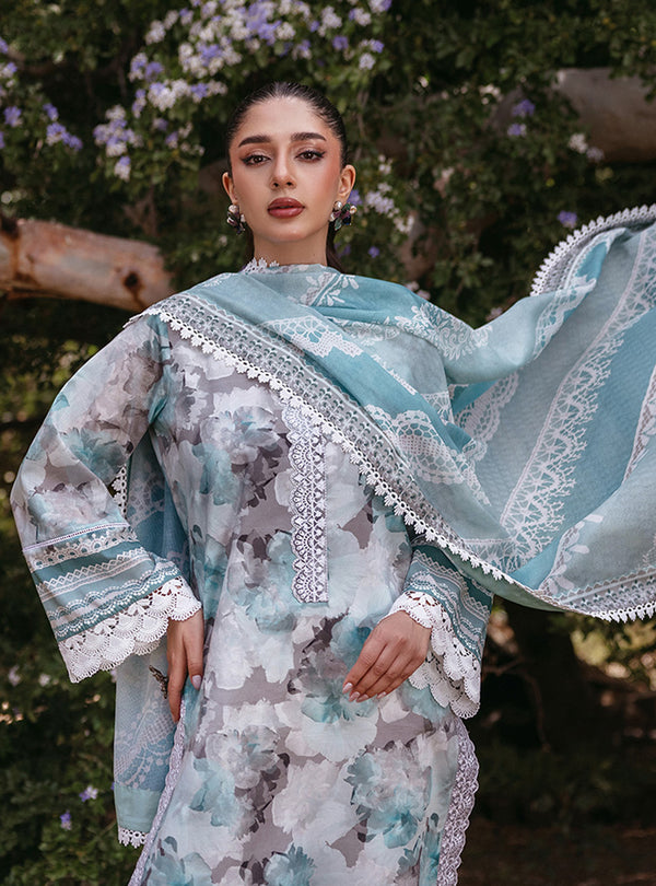 Zainab Chottani Tahra Embroidered Lawn 24 (3B)