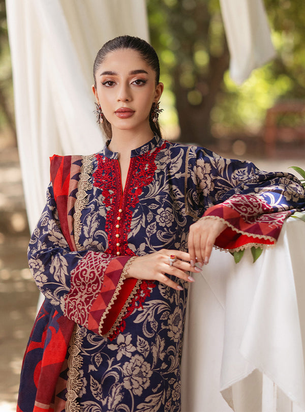 Zainab Chottani Tahra Embroidered Lawn 24 (7A)