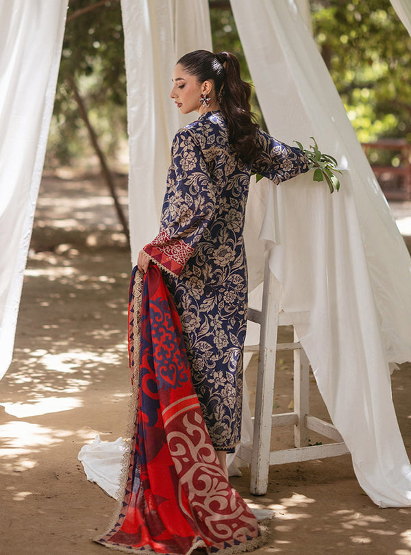 Zainab Chottani Tahra Embroidered Lawn 24 (7A)