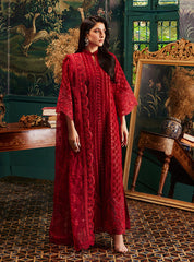 Zainab Chottani Velvet Collection SURKH D-5