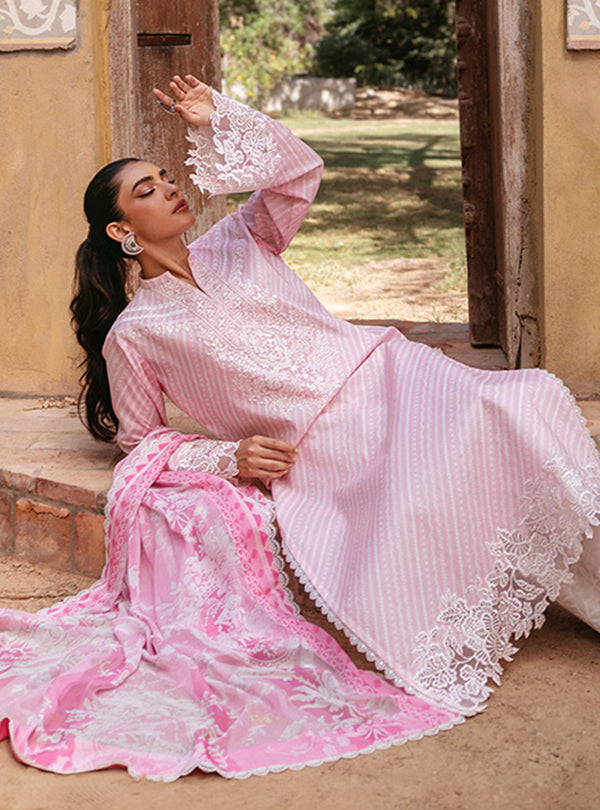 Zainab Chottani Tahra Embroidered Lawn 24 (9A)