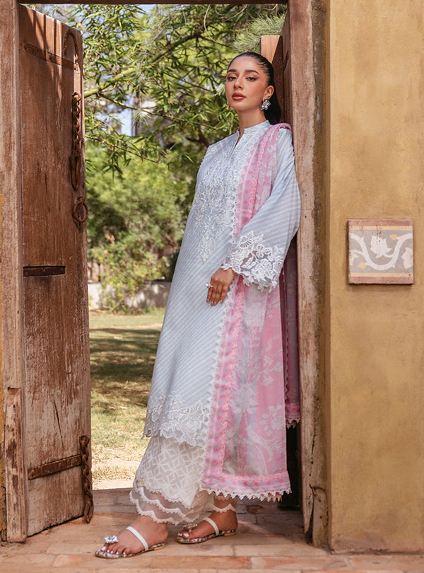 Zainab Chottani Tahra Embroidered Lawn 24 (9B)