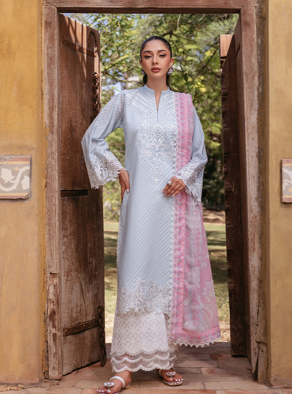 Zainab Chottani Tahra Embroidered Lawn 24 (9B)