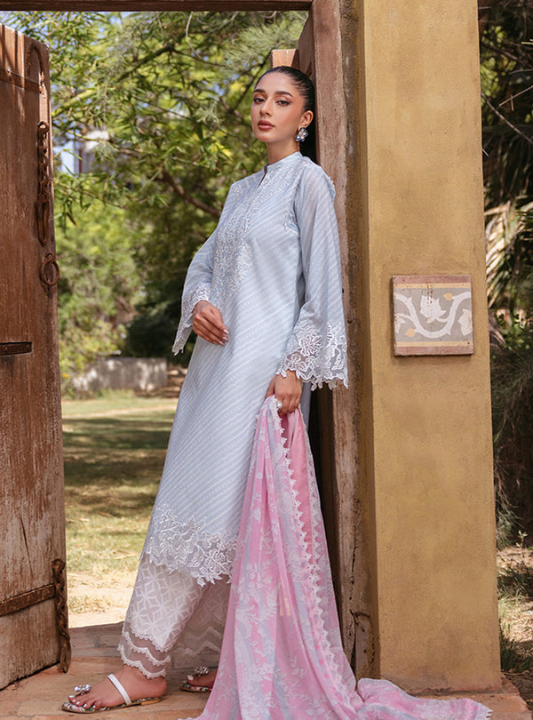 Zainab Chottani Tahra Embroidered Lawn 24 (9B)