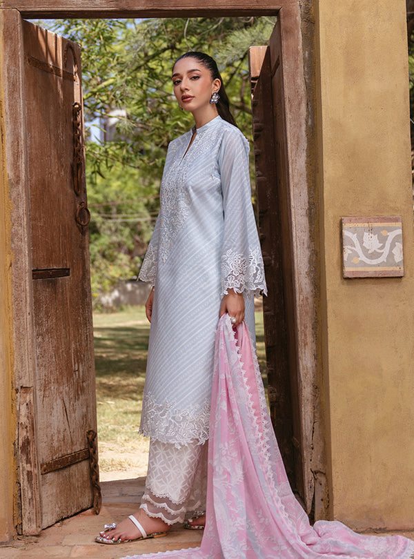 Zainab Chottani Tahra Embroidered Lawn 24 (9B)