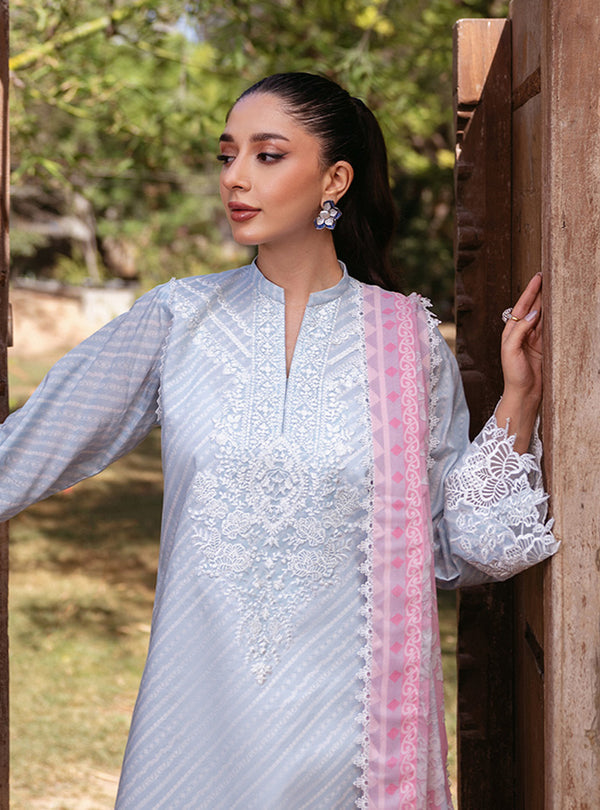 Zainab Chottani Tahra Embroidered Lawn 24 (9B)