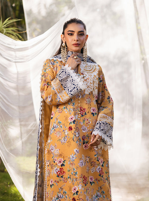 Zainab Chottani Tahra Embroidered Lawn 24 (2A)