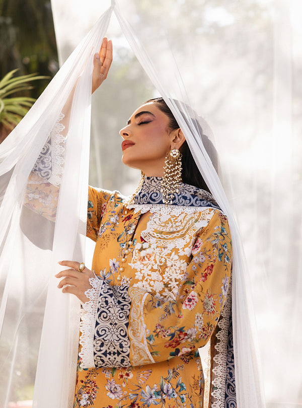 Zainab Chottani Tahra Embroidered Lawn 24 (2A)