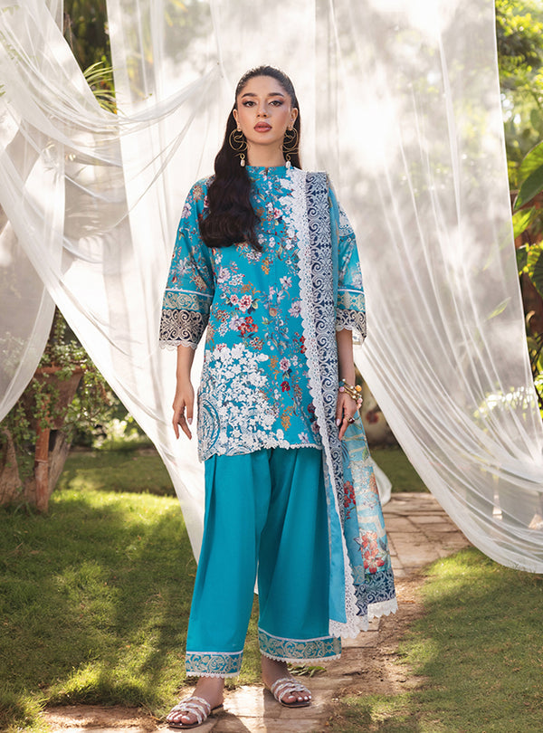 Zainab Chottani Tahra Embroidered Lawn 24 (2B)