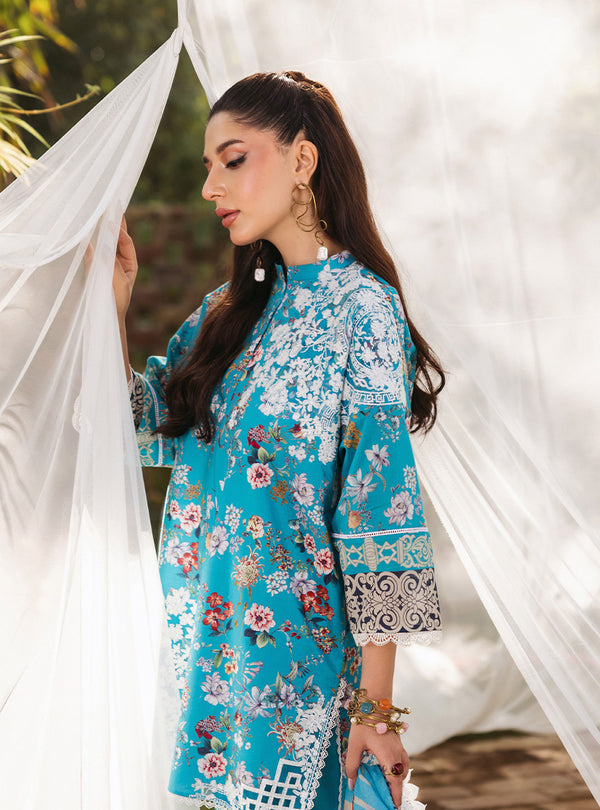 Zainab Chottani Tahra Embroidered Lawn 24 (2B)