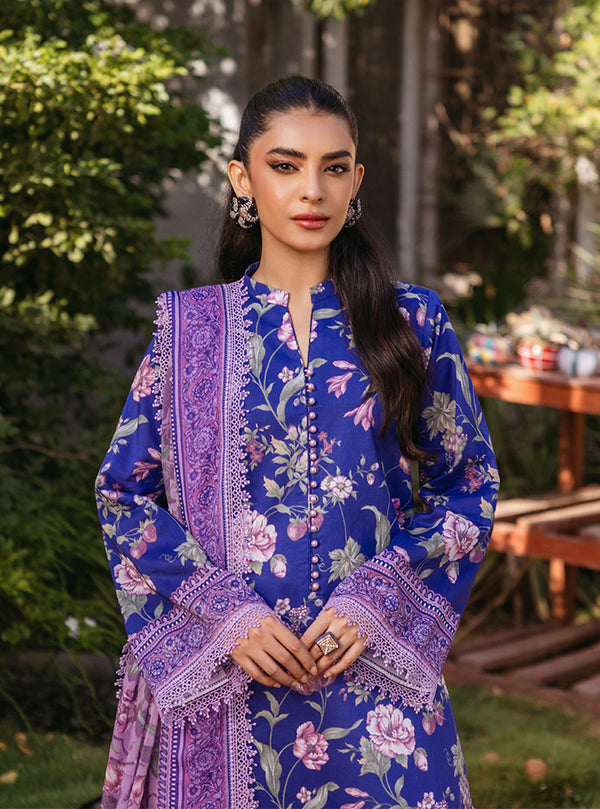 Zainab Chottani Tahra Embroidered Lawn 24 (1B)