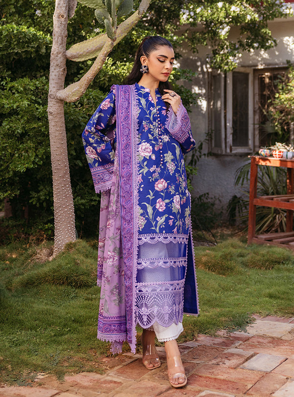 Zainab Chottani Tahra Embroidered Lawn 24 (1B)