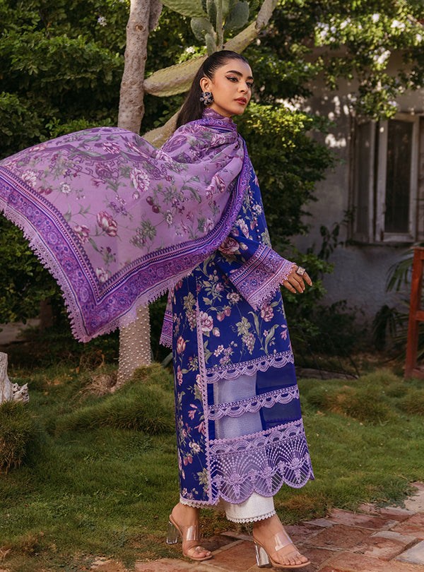 Zainab Chottani Tahra Embroidered Lawn 24 (1B)