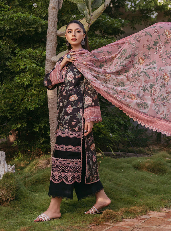 Zainab Chottani Tahra Embroidered Lawn 24 (1A)