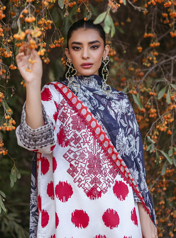 Zainab Chottani Tahra Embroidered Lawn 24 (10A)