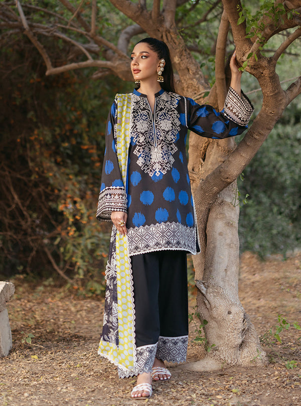 Zainab Chottani Tahra Embroidered Lawn 24 (10B)