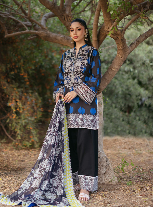 Zainab Chottani Tahra Embroidered Lawn 24 (10B)