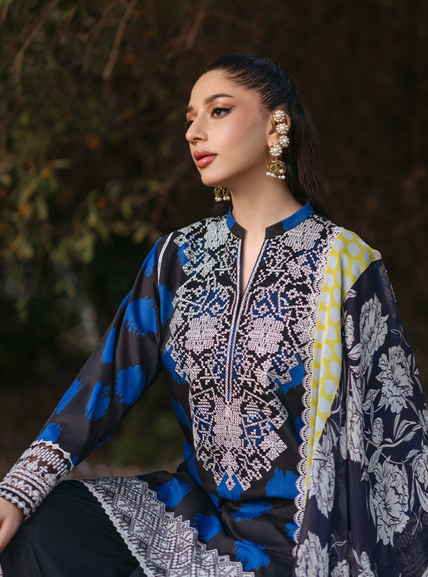 Zainab Chottani Tahra Embroidered Lawn 24 (10B)