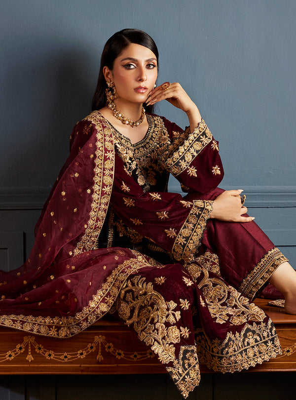 Zainab Chottani Velvet Collection ZIBA D-3