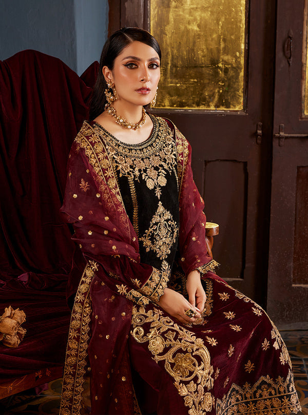 Zainab Chottani Velvet Collection ZIBA D-3