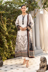 Elaheh M Basic Unstitched 3 Piece Lawn 25