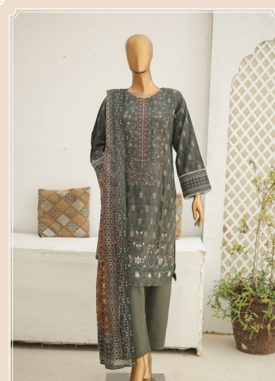 Riwayat Emb Stitched Lawn-D05