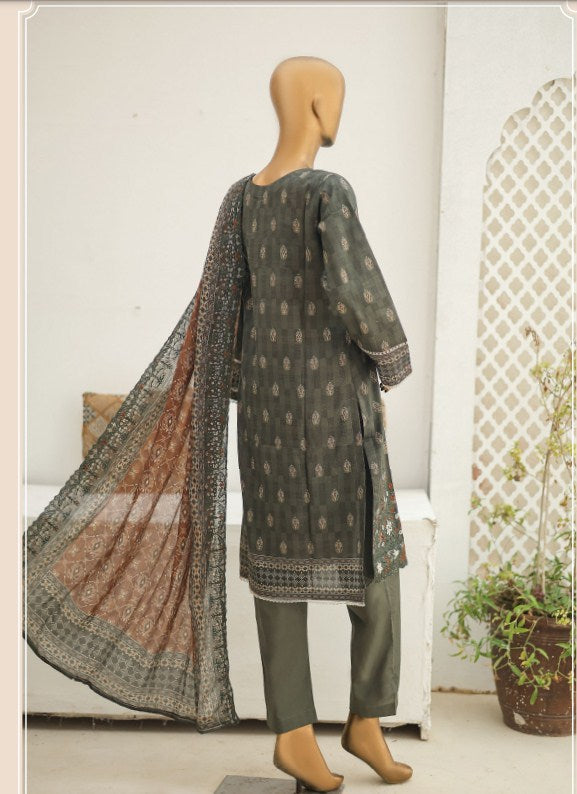 Riwayat Emb Stitched Lawn-D05