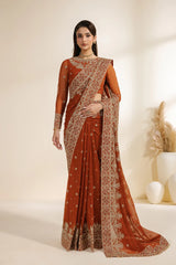 Zarif Mekari Sequins Embroidered Chiffon Collection '26