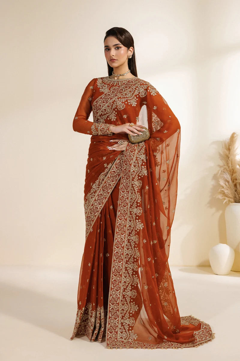 Zarif Mekari Sequins Embroidered Chiffon Collection '26