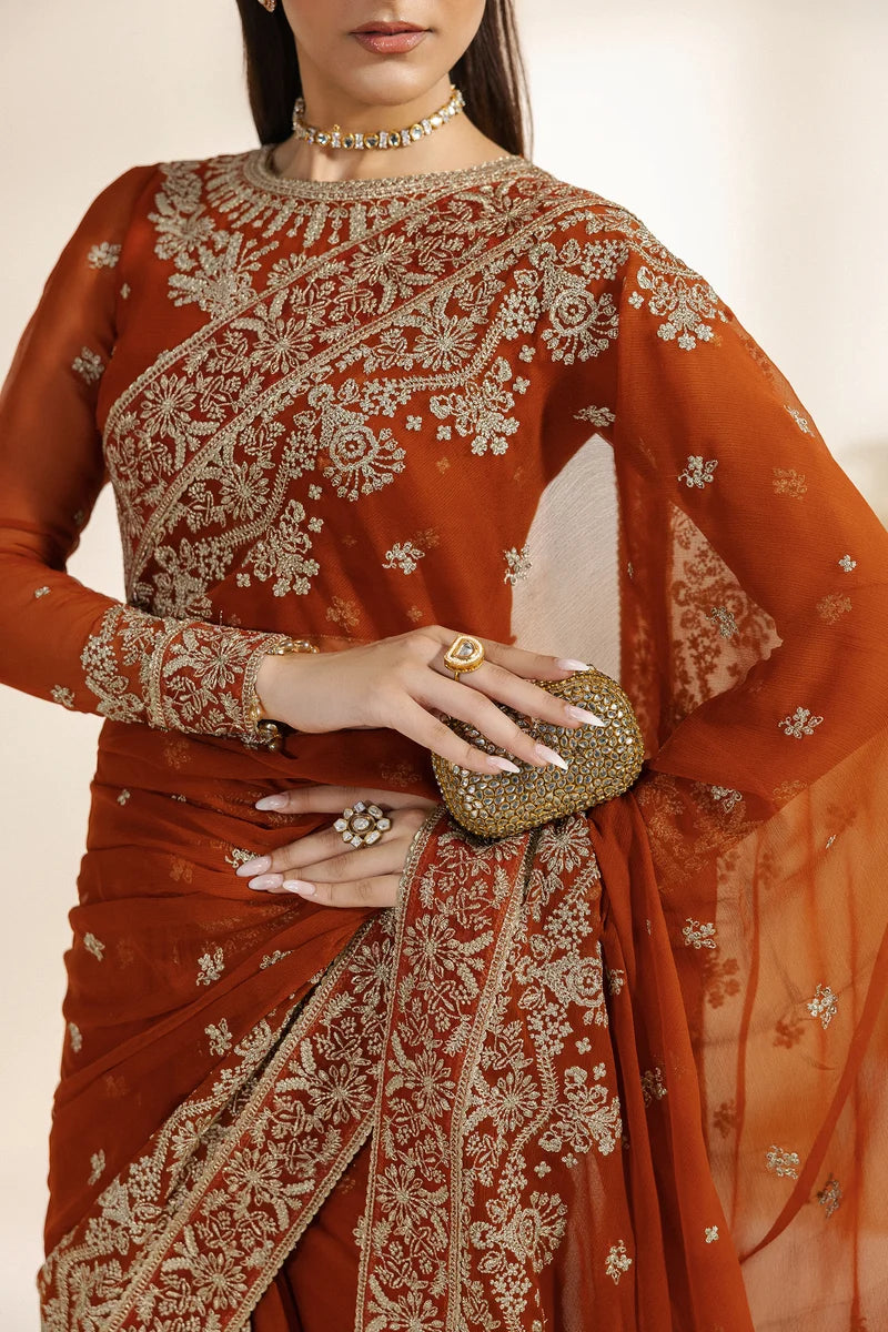 Zarif Mekari Sequins Embroidered Chiffon Collection '26