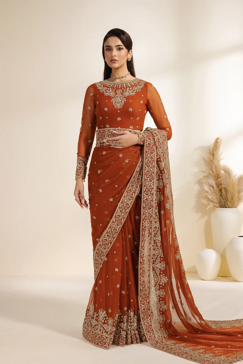 Zarif Mekari Sequins Embroidered Chiffon Collection '26