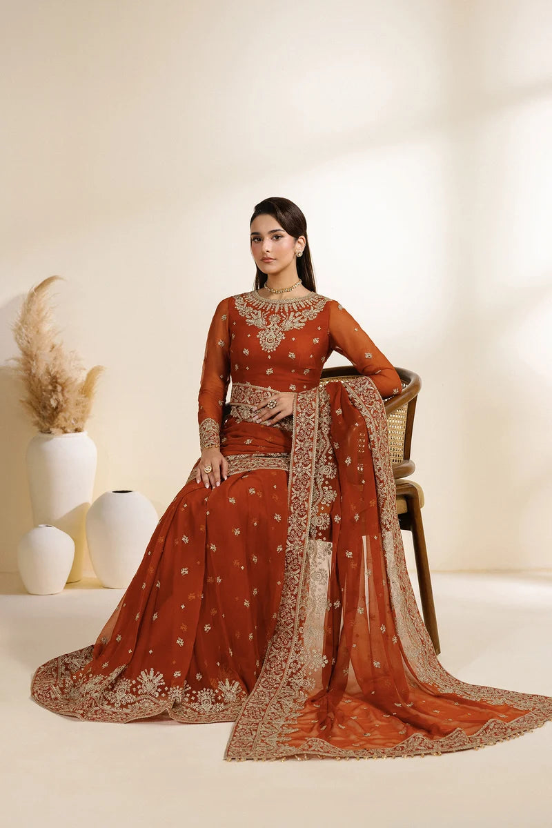 Zarif Mekari Sequins Embroidered Chiffon Collection '26