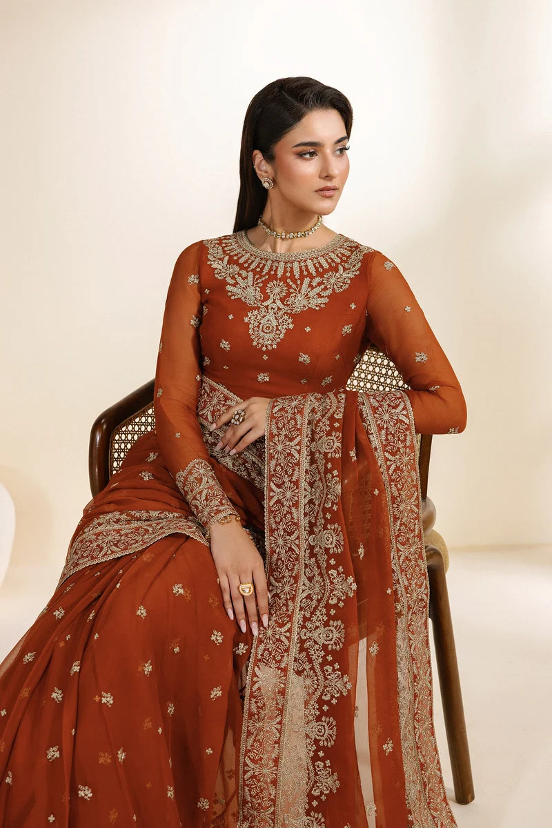 Zarif Mekari Sequins Embroidered Chiffon Collection '26