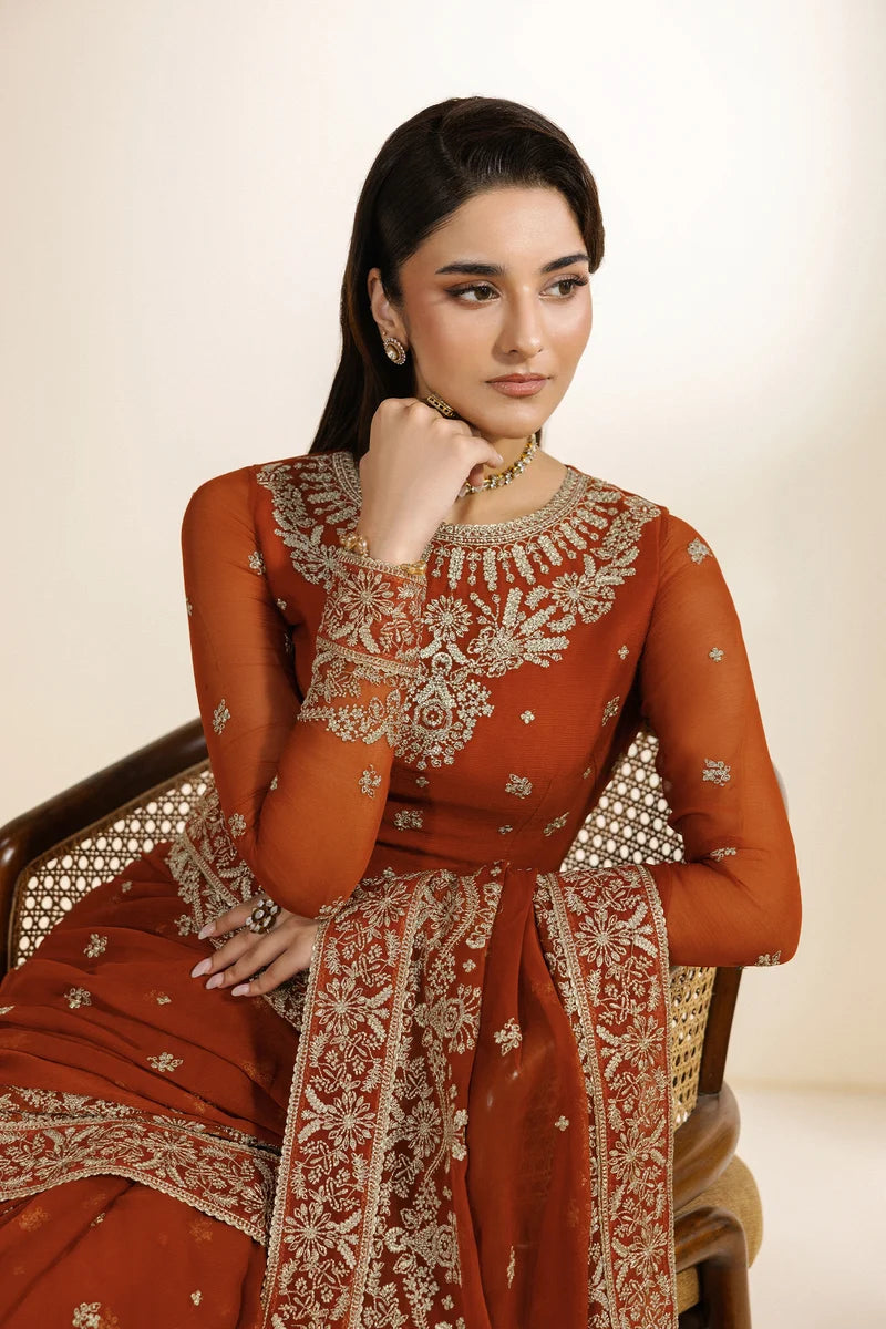 Zarif Mekari Sequins Embroidered Chiffon Collection '26