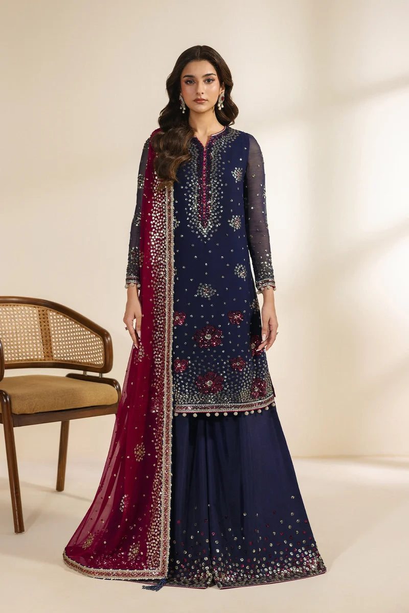 Zarif Mekari Sequins Embroidered Chiffon Collection '26