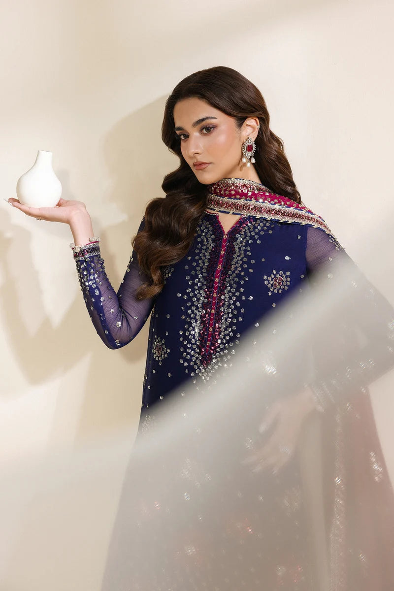 Zarif Mekari Sequins Embroidered Chiffon Collection '26