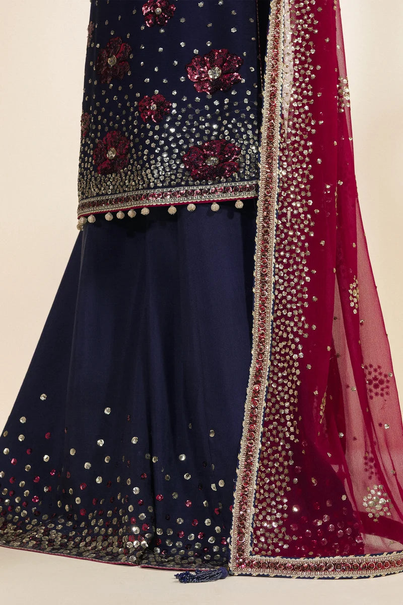 Zarif Mekari Sequins Embroidered Chiffon Collection '26