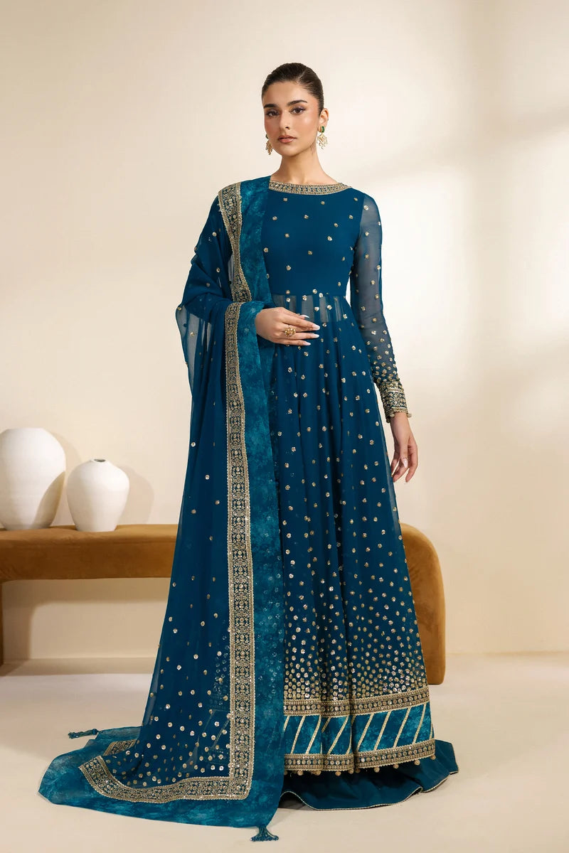 Zarif Mekari Sequins Embroidered Chiffon Collection '26