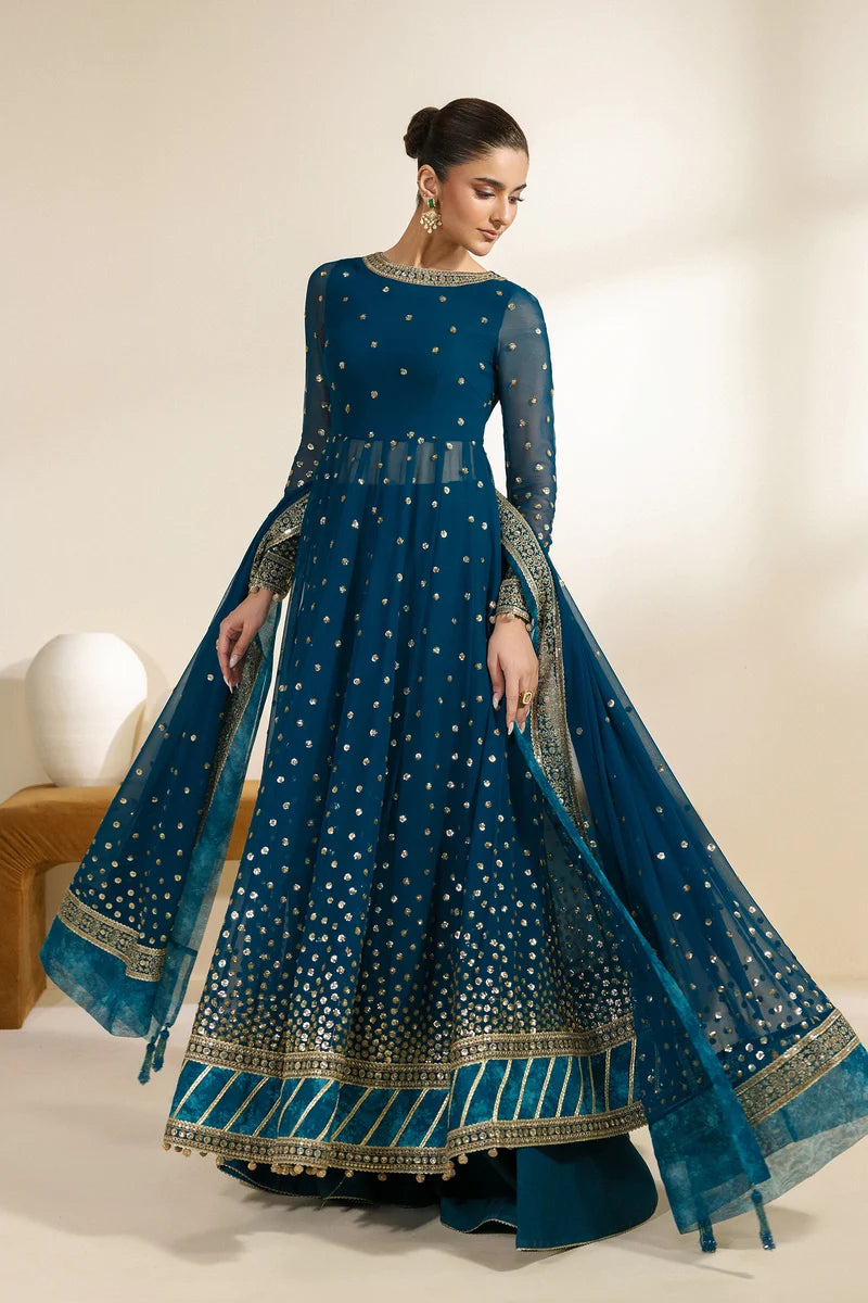 Zarif Mekari Sequins Embroidered Chiffon Collection '26