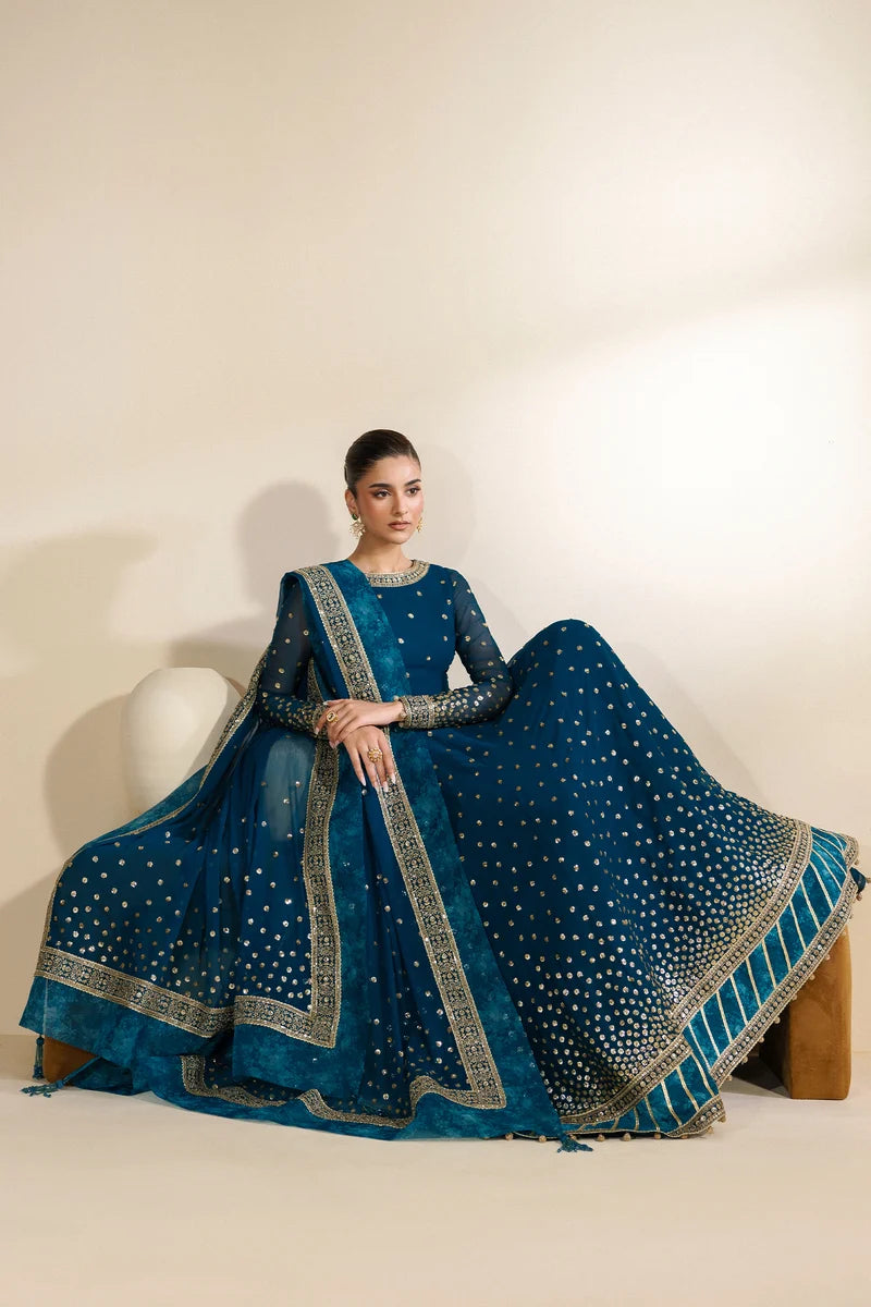 Zarif Mekari Sequins Embroidered Chiffon Collection '26