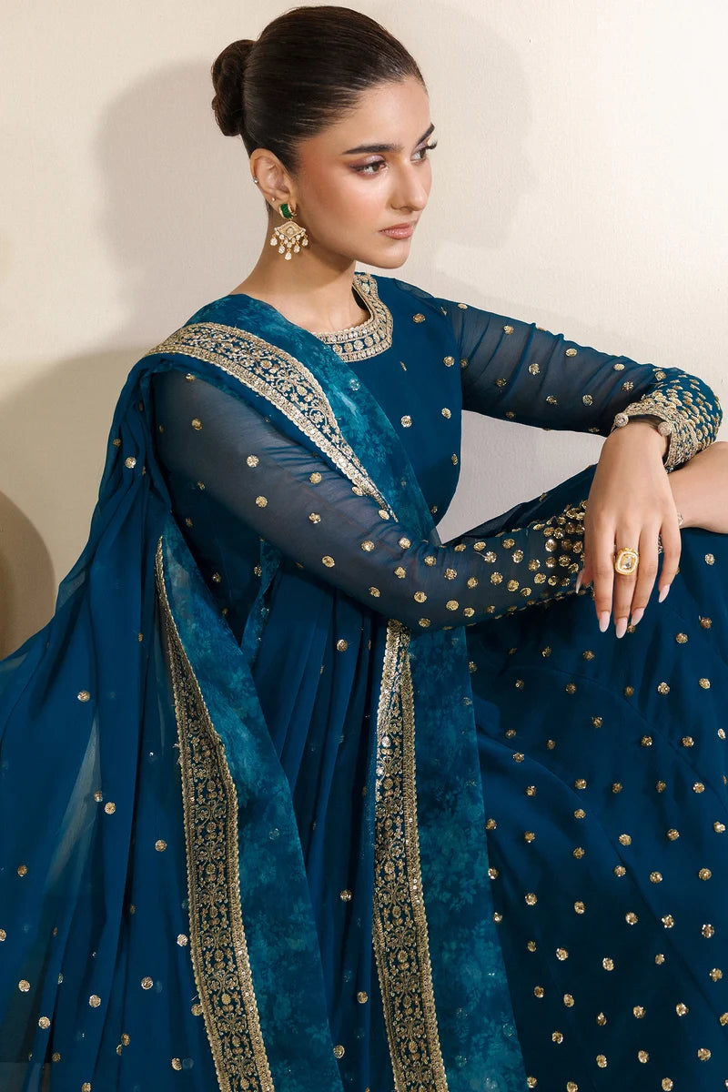 Zarif Mekari Sequins Embroidered Chiffon Collection '26