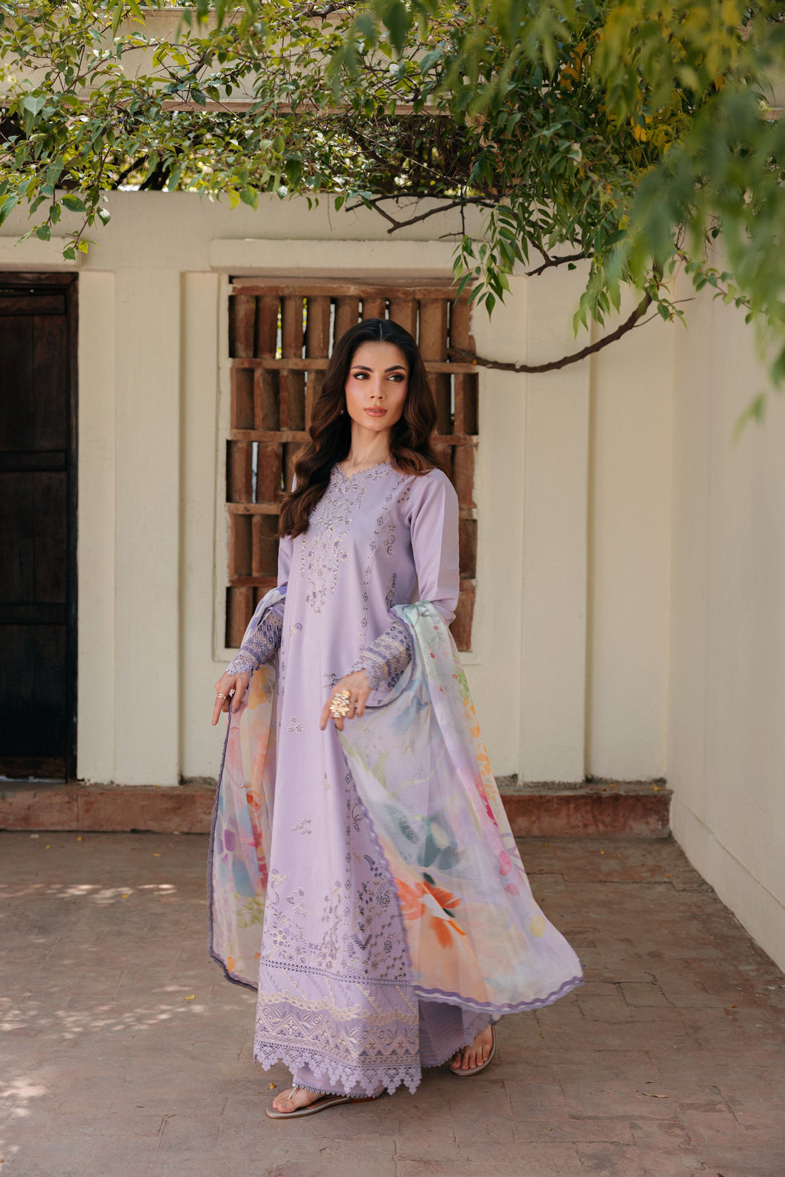 Zync Florent Festive Luxury Lawn '26