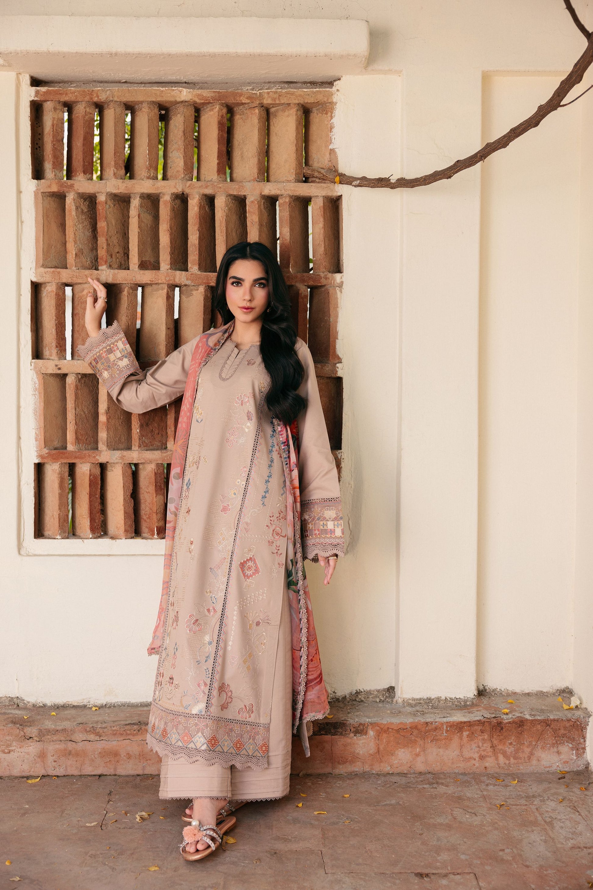 Zync Florent Festive Luxury Lawn '26